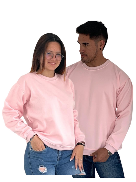 Buzo perchado cuello redondo unisex