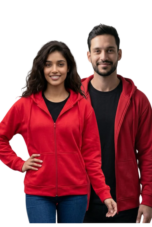 BUZO PERCHADO CREMALLERA UNISEX