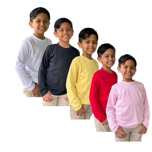 Camibuzo cuello redondo infantil unisex