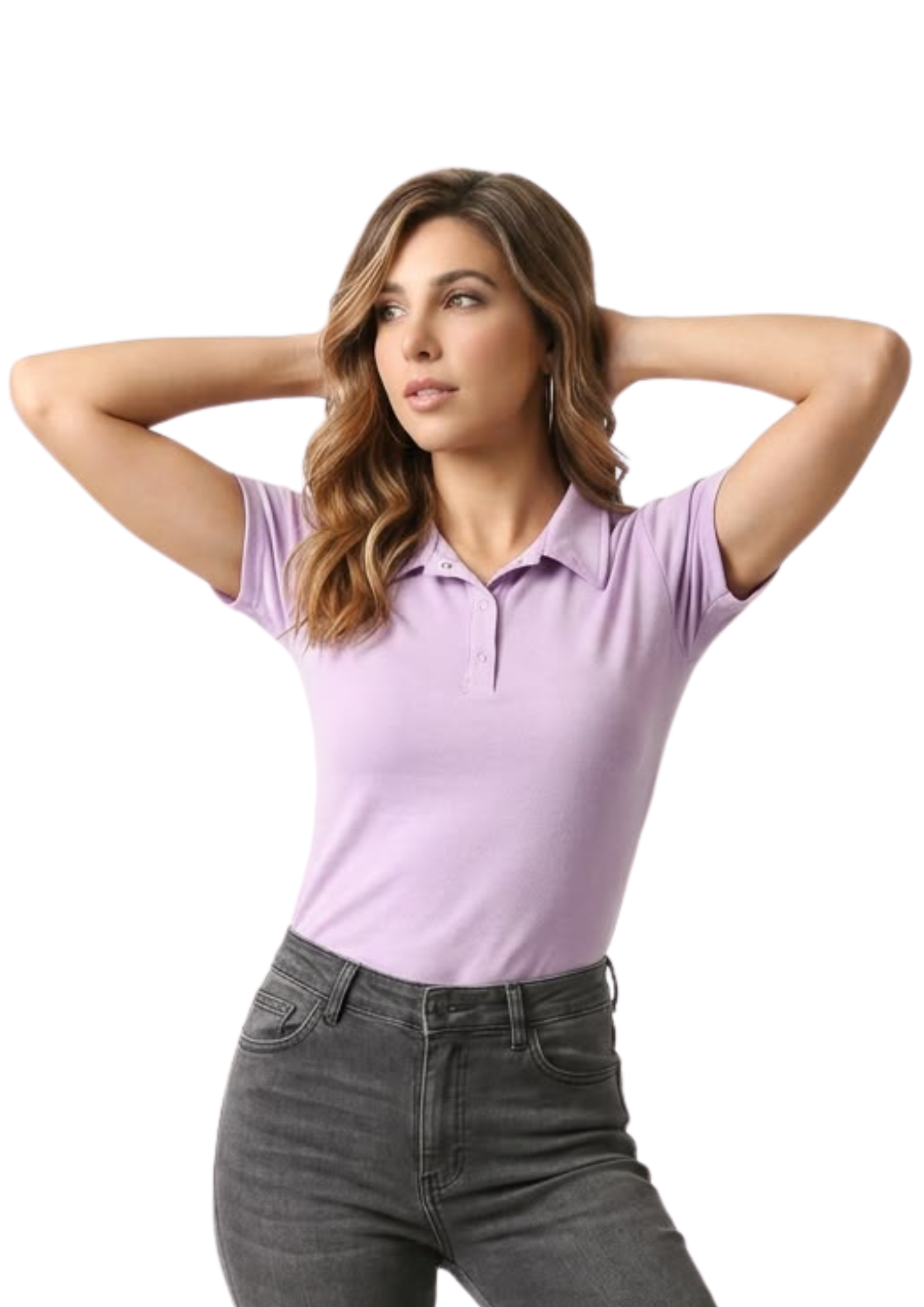 POLO DAMA CORTE PRINCESA P/A