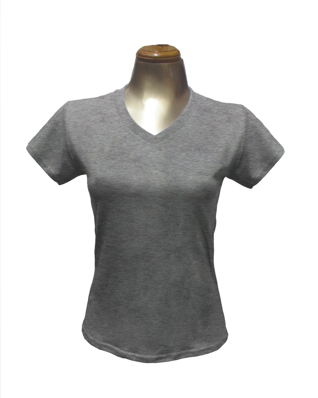 Camiseta dama cuello V Slim