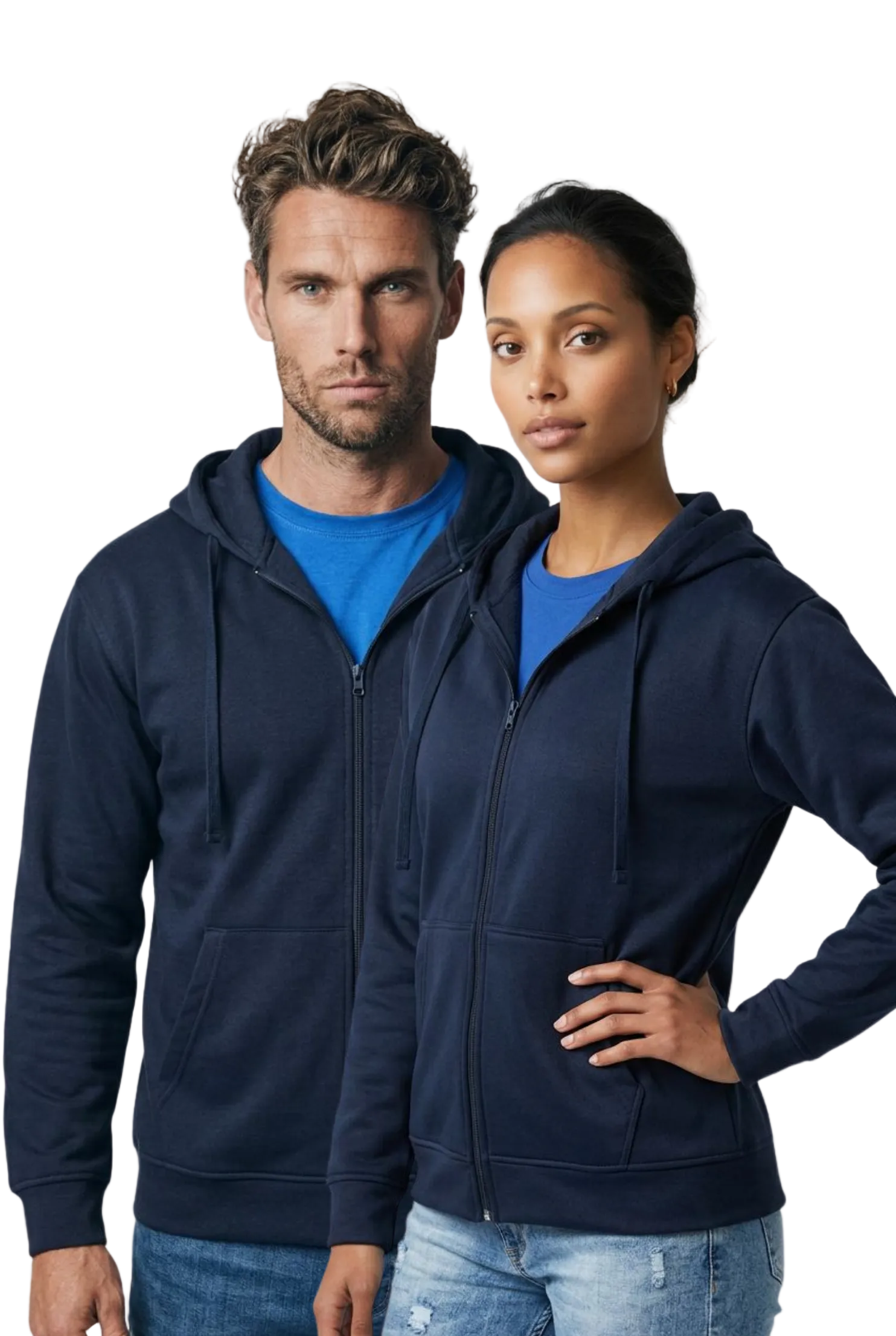 BUZO PERCHADO  CREMALLERA  UNISEX