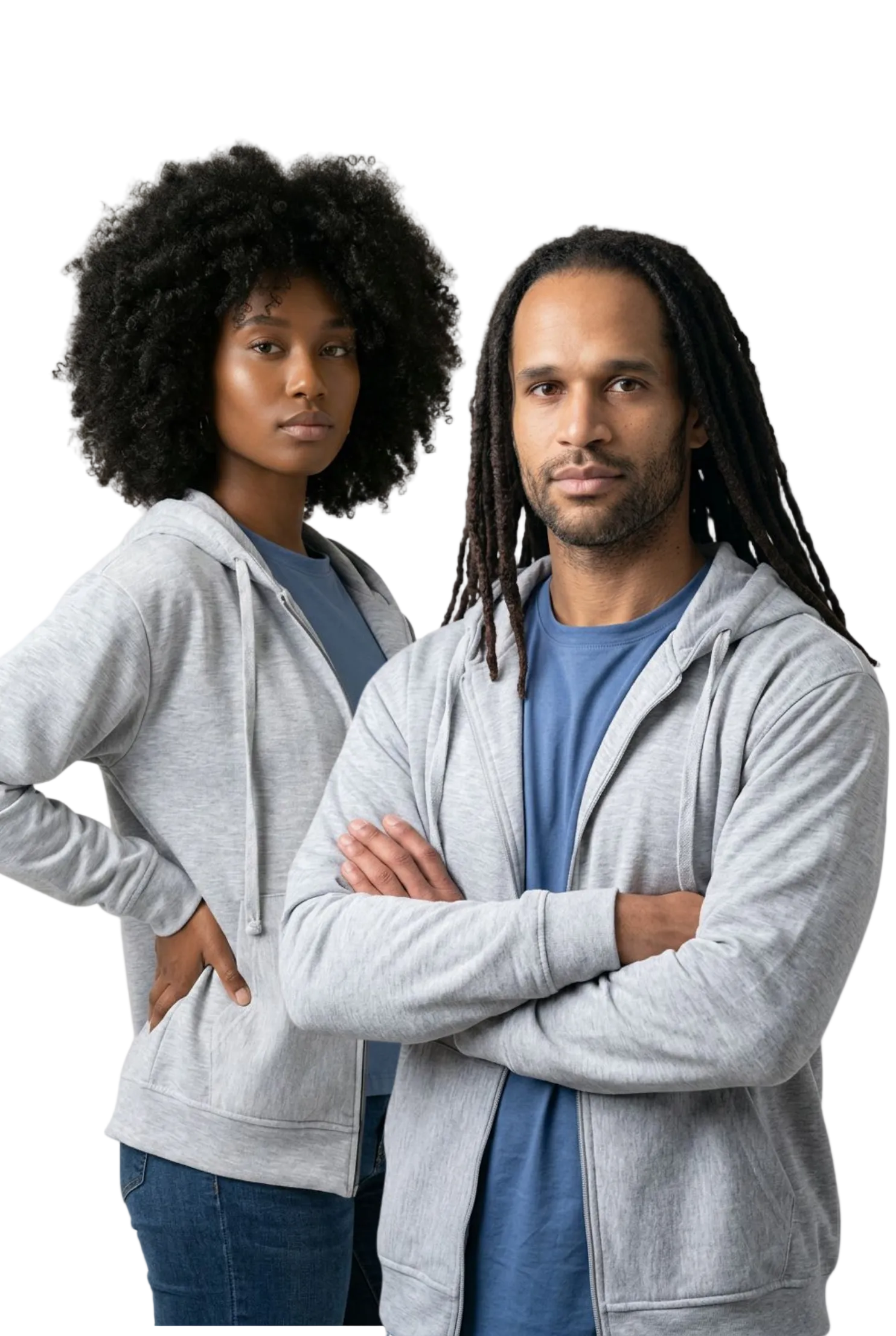 BUZO PERCHADO  CREMALLERA  UNISEX