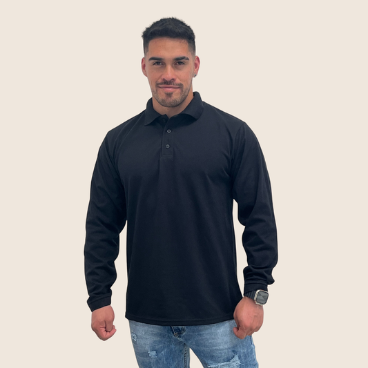 Polo manga larga