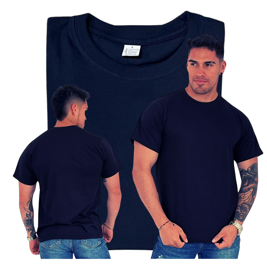 T-SHIRT CUELLO REDONDO ALGODÓN