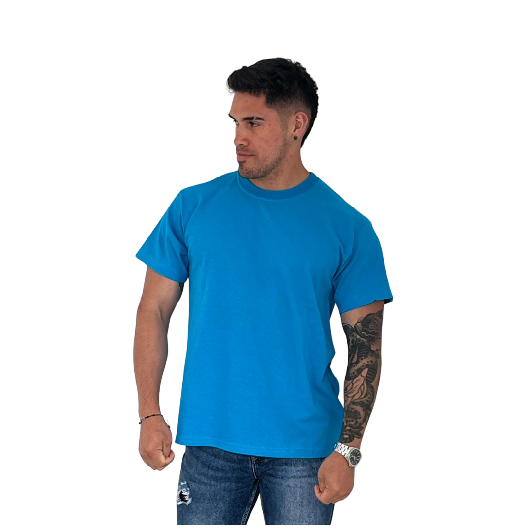 T-SHIRT CUELLO REDONDO ALGODÓN