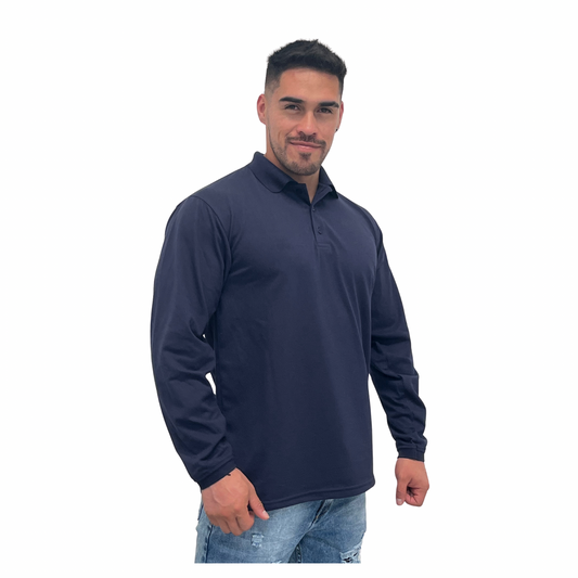 Polo manga larga