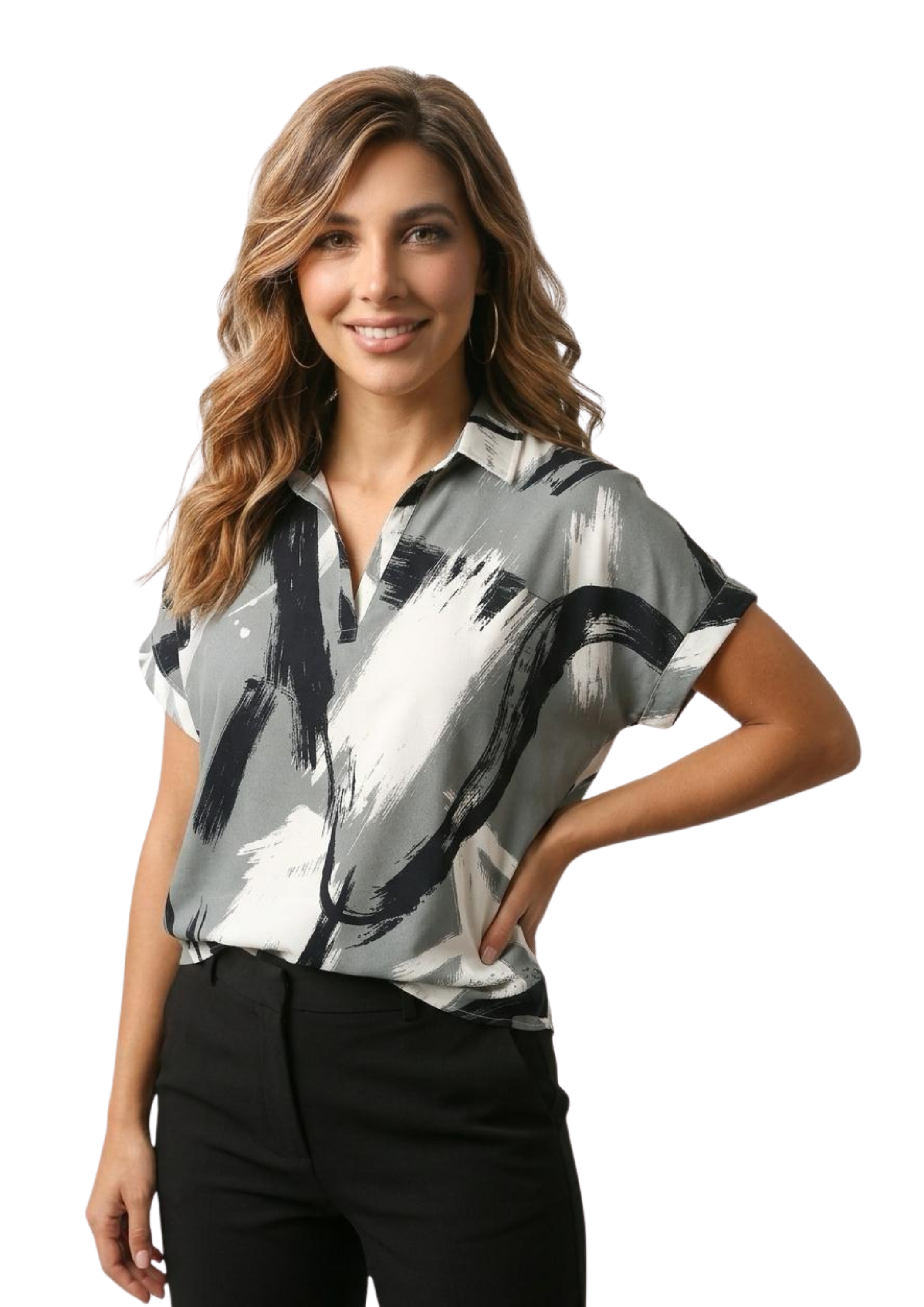 BLUSA DAMA ESTAMPADA