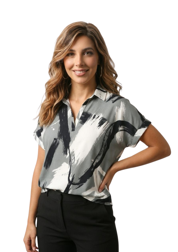 BLUSA DAMA ESTAMPADA