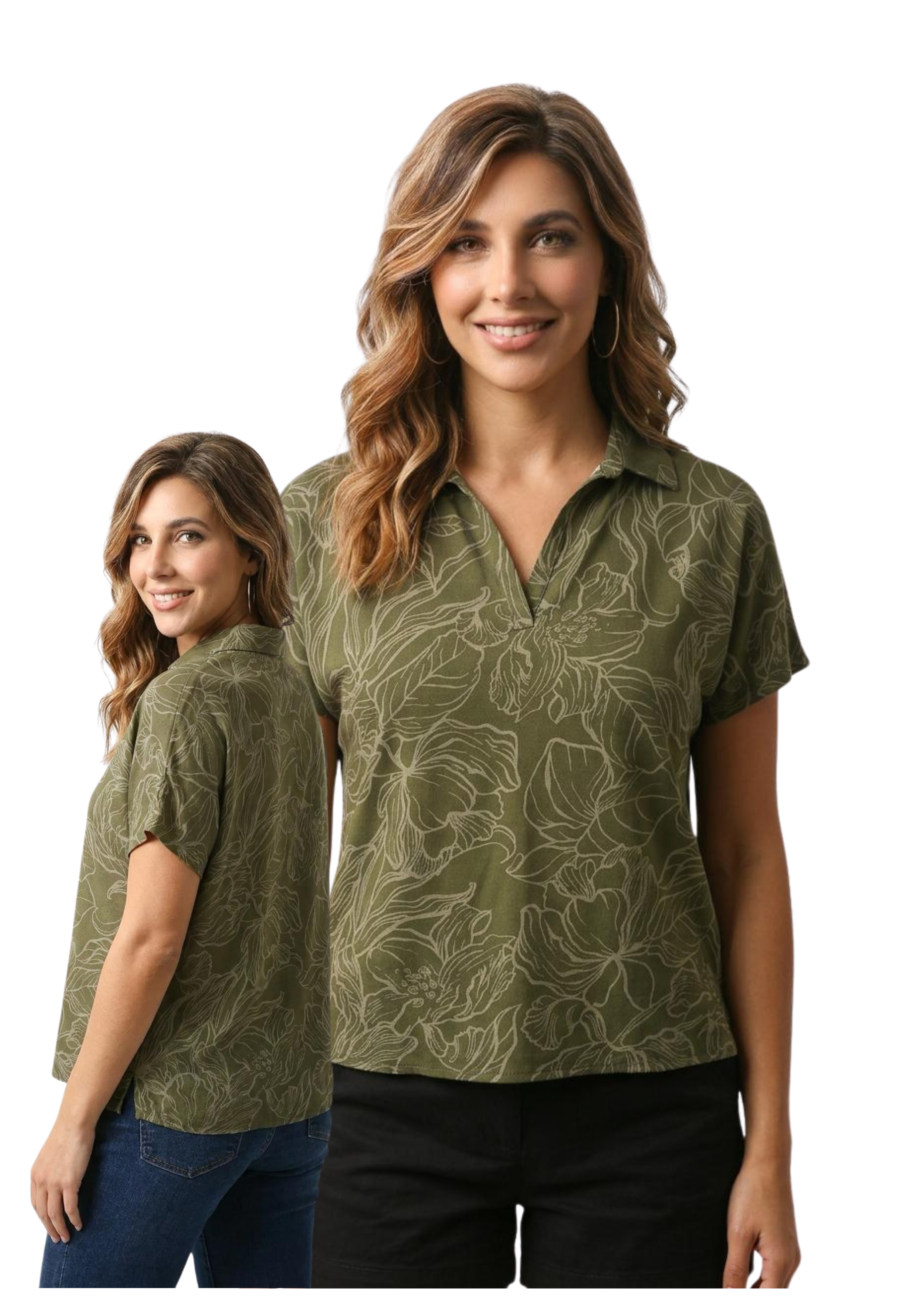 BLUSA DAMA ESTAMPADA