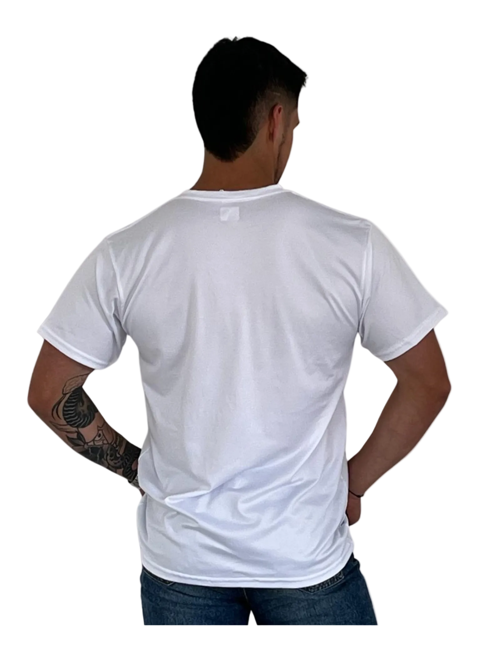 CAMISETA CUELLO V PIEL DURAZNO
