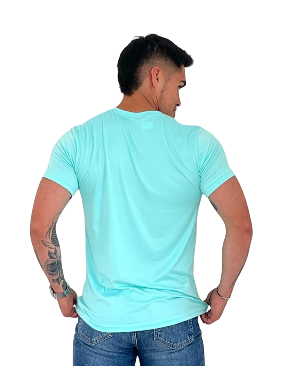 CAMISETA CUELLO REDONDO PIEL DURAZNO
