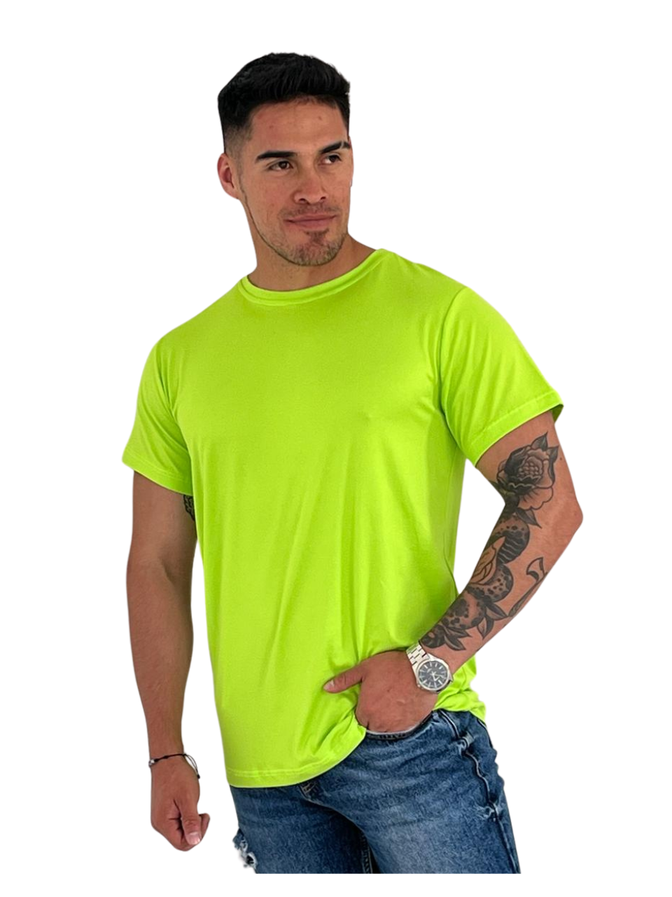 CAMISETA CUELLO REDONDO PIEL DURAZNO