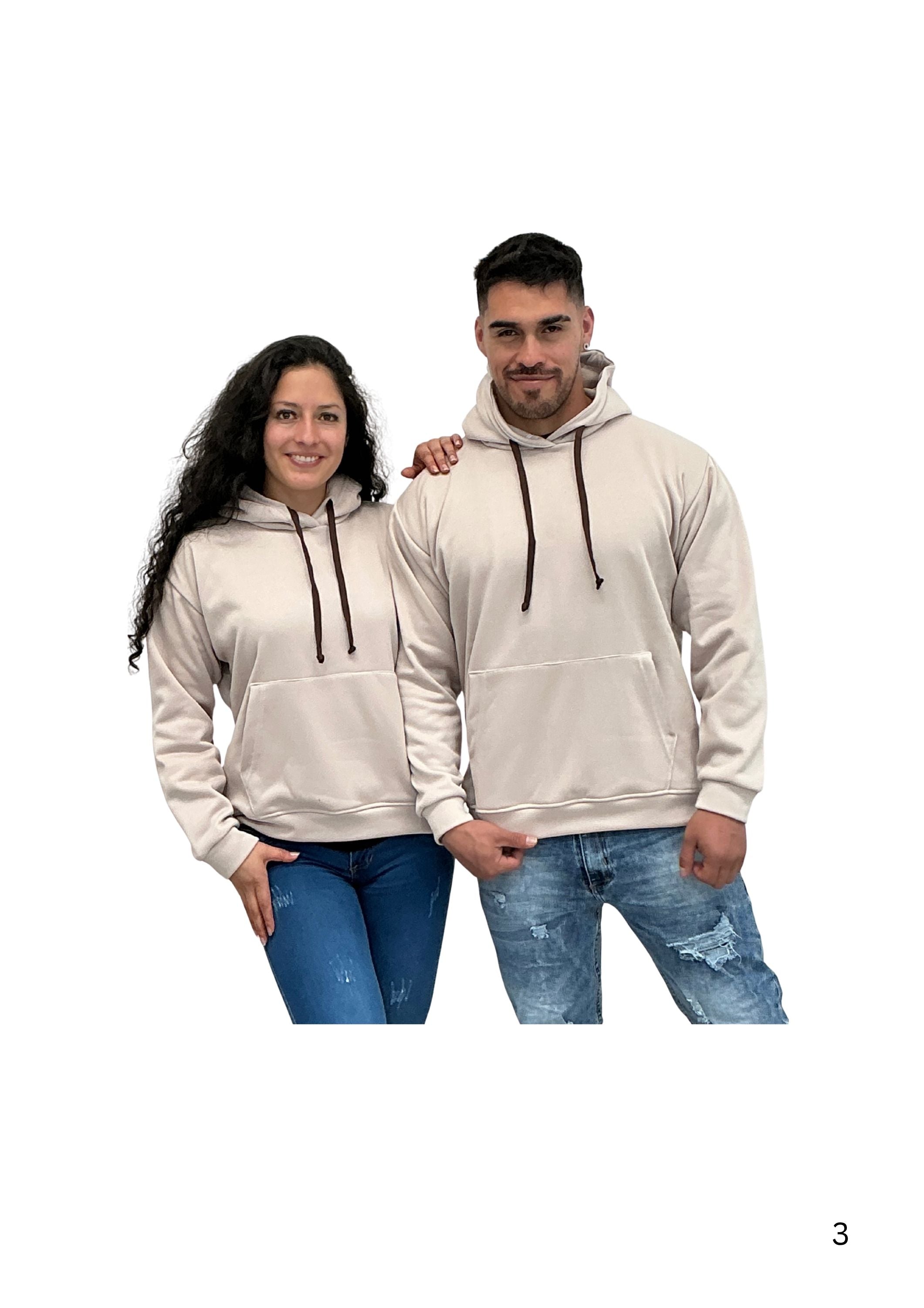 BUZO PERCHADO CAPOTA BOLSILLO CANGURO