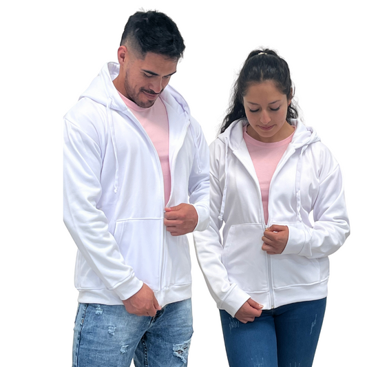 BUZO PERCHADO  CREMALLERA  UNISEX