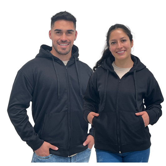 BUZO PERCHADO  CREMALLERA  UNISEX